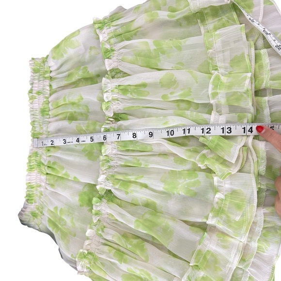 MISA Los Angeles Marion Skirt Honeydew Blossom - Picture 11 of 11